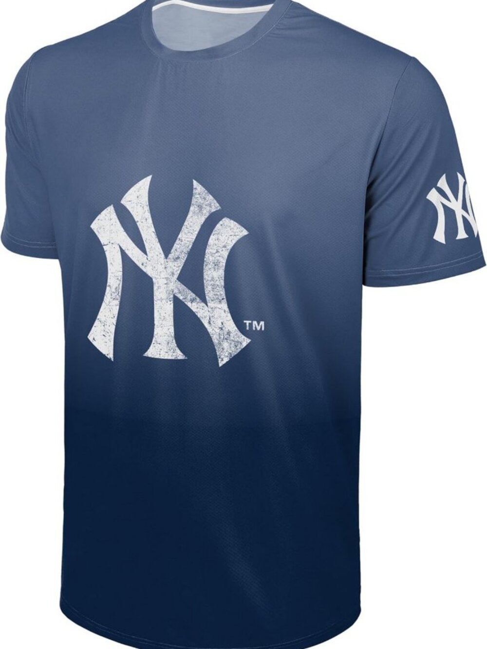 Men's Distressed Primary Logo Gradient T-Shirt | MLB Baseball Fan Apparel